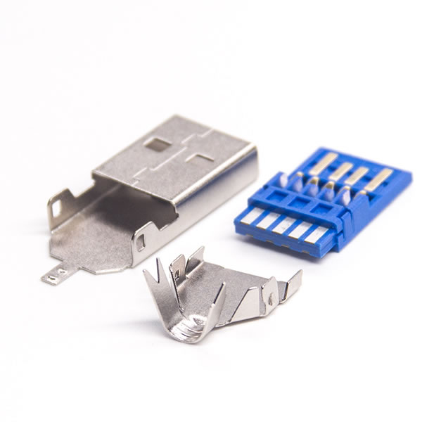 USB3.0 A公焊線(xiàn)三件套1U''28長(zhǎng)OD5.0